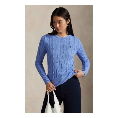 Polo Ralph Lauren für Damen. 211971869009 Baumwollpullover aus blauem Achter-Strickjersey (XXS), Lässig, Baumwolle Polo Ralph Lauren für Damen. 211971869009 Baumwollpullover aus blauem Achter-Strickjersey (XXS), Lässig, Baumwolle