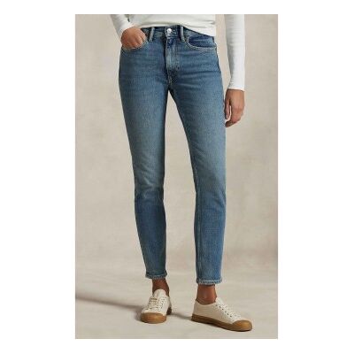 Polo Ralph Lauren für Damen. 211969389001 Blaue Super Slim Jeans mit mittlerer Leibhöhe (25/32), Lässig, Baumwolle, Denim Polo Ralph Lauren für Damen. 211969389001 Blaue Super Slim Jeans mit mittlerer Leibhöhe (25/32), Lässig, Baumwolle, Denim