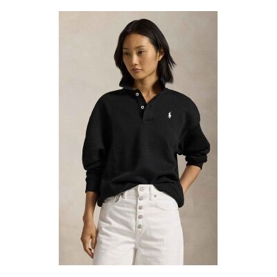 Polo Ralph Lauren für Damen. 211947966002 Polo Classic schwarz (XL), Lässig, Baumwolle, Langarm Polo Ralph Lauren für Damen. 211947966002 Polo Classic schwarz (XL), Lässig, Baumwolle, Langarm