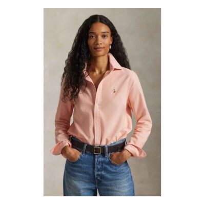 Polo Ralph Lauren für Damen. 211970736500 Ikonisches korallenrotes Hemd (XL), Lässig, Rosa, Baumwolle, Klassisch, Langarm Polo Ralph Lauren für Damen. 211970736500 Ikonisches korallenrotes Hemd (XL), Lässig, Rosa, Baumwolle, Klassisch, Langarm