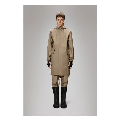Rains Unisex. 18140 Beiger Parka mit Fischschwanz (M), Lässig, Polyester Rains Unisex. 18140 Beiger Parka mit Fischschwanz (M), Lässig, Polyester