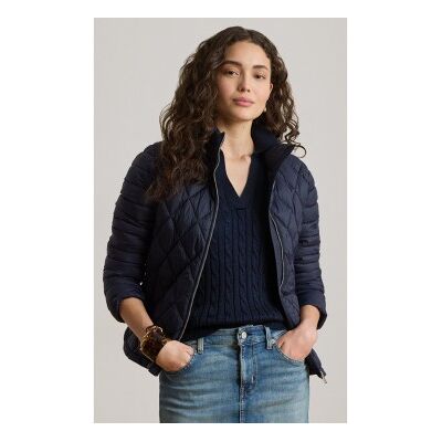 Lauren Ralph Lauren für Damen. 297P18070005 Jacke Mix marineblau (L), Lässig, Recyceltes Nylon Lauren Ralph Lauren für Damen. 297P18070005 Jacke Mix marineblau (L), Lässig, Recyceltes Nylon