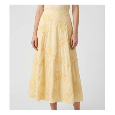 Rotate für Damen. 1155571366 Rock Flower Maxi gelb (36), Lässig, Bio-Baumwolle, Nachhaltig Rotate für Damen. 1155571366 Rock Flower Maxi gelb (36), Lässig, Bio-Baumwolle, Nachhaltig