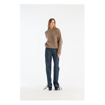 Rotate für Damen. 114584D03 Jeans Rotta Blaues Band (27), Lässig, Denim, Bio-Baumwolle, Nachhaltig Rotate für Damen. 114584D03 Jeans Rotta Blaues Band (27), Lässig, Denim, Bio-Baumwolle, Nachhaltig