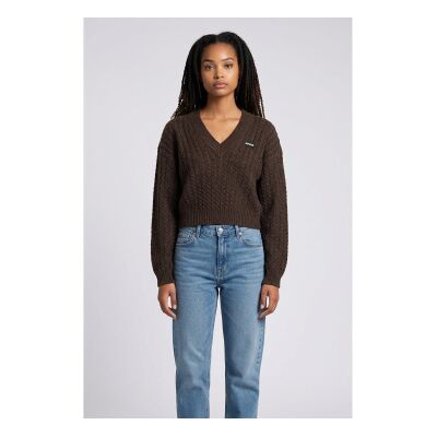 Rotate für Damen. 1164342037 Sallio Pullover braun (S), Lässig, Wolle Rotate für Damen. 1164342037 Sallio Pullover braun (S), Lässig, Wolle