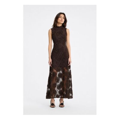 Rotate für Damen. 1162841667 Braunes Maxikleid von Asyna (36), Party, Polyamid, Ärmellos / Hosenträger Rotate für Damen. 1162841667 Braunes Maxikleid von Asyna (36), Party, Polyamid, Ärmellos / Hosenträger