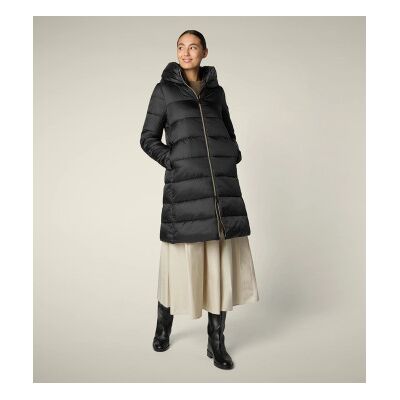 Save The Duck für Damen. D40279W-IRIS21 Lysa Mantel schwarz (S), Lässig, Nylon Save The Duck für Damen. D40279W-IRIS21 Lysa Mantel schwarz (S), Lässig, Nylon