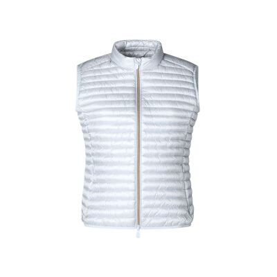Save The Duck für Damen. D85310W-IRIS20 Weste Arabella grau (L), Lässig, Nylon Save The Duck für Damen. D85310W-IRIS20 Weste Arabella grau (L), Lässig, Nylon
