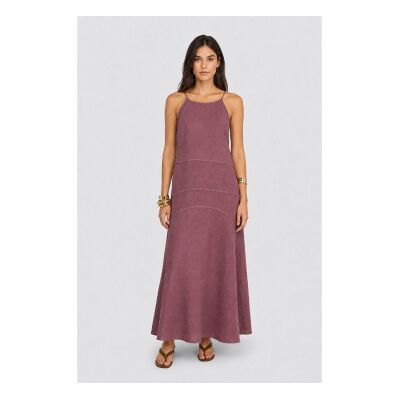 Semicouture für Damen. S6SN22 Kleid Felicia bordeaux (46), Lässig, Ärmellos / Hosenträger Semicouture für Damen. S6SN22 Kleid Felicia bordeaux (46), Lässig, Ärmellos / Hosenträger