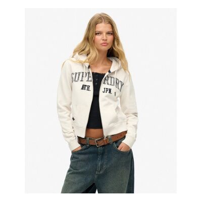 Superdry für Damen. W2012240A Athletic Relaxed beige Sweatshirt (L), Lässig, Baumwolle Superdry für Damen. W2012240A Athletic Relaxed beige Sweatshirt (L), Lässig, Baumwolle