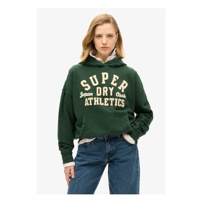Superdry für Damen. W2012137A Sweatshirt Sportlich grün (L), Lässig, Baumwolle, Bio-Baumwolle Superdry für Damen. W2012137A Sweatshirt Sportlich grün (L), Lässig, Baumwolle, Bio-Baumwolle
