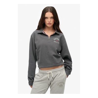 Superdry für Damen. W2012686A Sweatshirt Sportlich grau (M), Lässig, Baumwolle Superdry für Damen. W2012686A Sweatshirt Sportlich grau (M), Lässig, Baumwolle