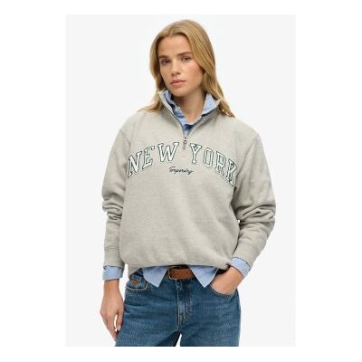 Superdry für Damen. W2012259A Sweatshirt Sportlich grau (S), Lässig, Baumwolle Superdry für Damen. W2012259A Sweatshirt Sportlich grau (S), Lässig, Baumwolle
