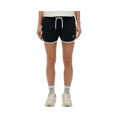 Superdry für Damen. W7110479A Shorts Athletic Essential Retro navy (L), Lässig, Baumwolle, Marine Superdry für Damen. W7110479A Shorts Athletic Essential Retro navy (L), Lässig, Baumwolle, Marine