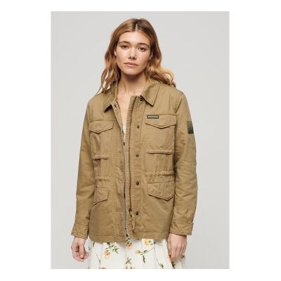 Superdry für Damen. W5011671A Militärjacke M65 braun (XS), Lässig, Baumwolle, Langarm Superdry für Damen. W5011671A Militärjacke M65 braun (XS), Lässig, Baumwolle, Langarm