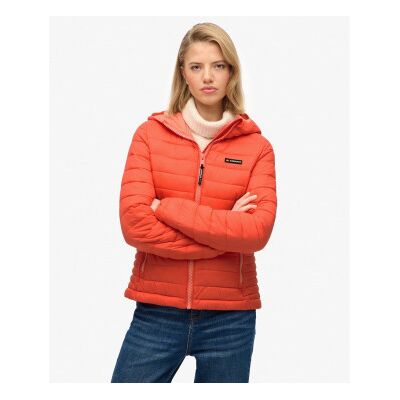 Superdry für Damen. W5011970A Steppjacke Fuji Lite koralle (XS), Lässig, Polyester Superdry für Damen. W5011970A Steppjacke Fuji Lite koralle (XS), Lässig, Polyester