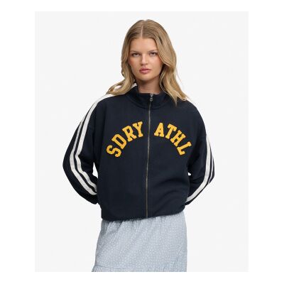 Superdry für Damen. W2012615A Apli Trainingsjacke navy (L), Lässig, Baumwolle, Marine Superdry für Damen. W2012615A Apli Trainingsjacke navy (L), Lässig, Baumwolle, Marine