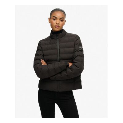 Superdry für Damen. W5011980A City Fuji Jacke schwarz (L), Lässig, Recyceltes Polyester, Nachhaltig Superdry für Damen. W5011980A City Fuji Jacke schwarz (L), Lässig, Recyceltes Polyester, Nachhaltig