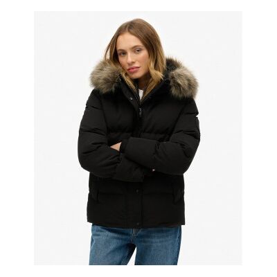Superdry für Damen. W5011929A Everest 5 Baffle Pufferjacke schwarz (XS), Lässig, Recyceltes Polyester, Nachhaltig Superdry für Damen. W5011929A Everest 5 Baffle Pufferjacke schwarz (XS), Lässig, Recyceltes Polyester, Nachhaltig