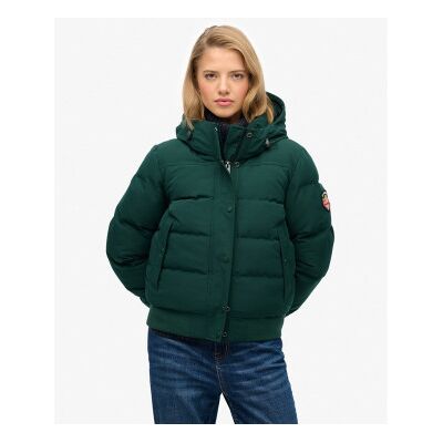 Superdry für Damen. W5011993A Everest Bomberjacke grün (L), Lässig, Polyester Superdry für Damen. W5011993A Everest Bomberjacke grün (L), Lässig, Polyester