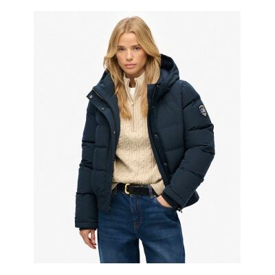 Superdry für Damen. W5011993A Jacke Everest navy (L), Lässig, Polyester, Marine Superdry für Damen. W5011993A Jacke Everest navy (L), Lässig, Polyester, Marine