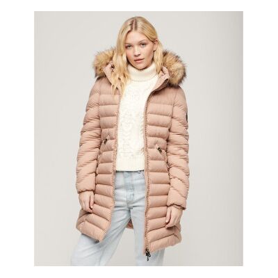 Superdry für Damen. W5011789A Fuji Jacke rosa (M), Lässig, Polyester Superdry für Damen. W5011789A Fuji Jacke rosa (M), Lässig, Polyester
