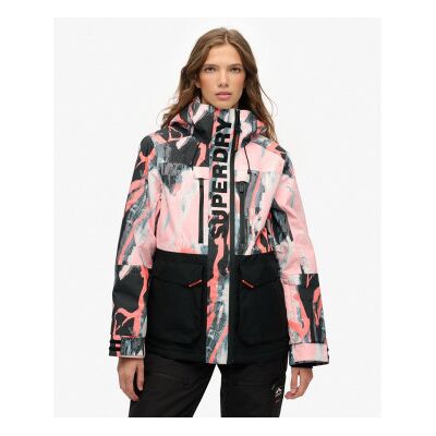 Superdry für Damen. WS110181A Ultimate Freestyle Skijacke rosa (M), Lässig, Sportlich, Polyester, Schnee Superdry für Damen. WS110181A Ultimate Freestyle Skijacke rosa (M), Lässig, Sportlich, Polyester, Schnee