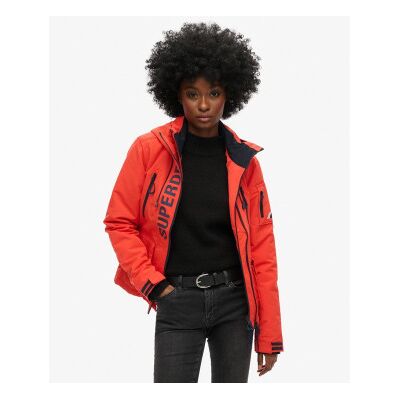 Superdry für Damen. W5011153A Ultimate SD-Windcheater Jacke orange (S), Lässig, Polyester, Langarm Superdry für Damen. W5011153A Ultimate SD-Windcheater Jacke orange (S), Lässig, Polyester, Langarm