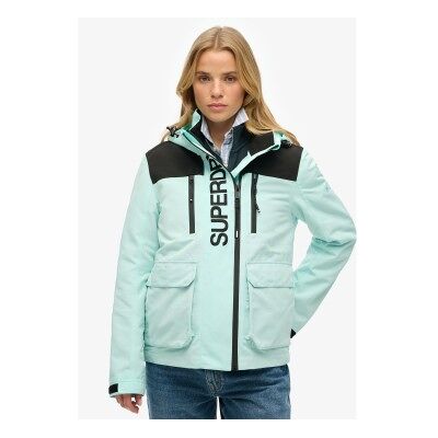 Superdry für Damen. W5011847A Ultimativer Farbblock-Windbreaker blau (XS), Lässig, Recyceltes Polyester, Nachhaltig Superdry für Damen. W5011847A Ultimativer Farbblock-Windbreaker blau (XS), Lässig, Recyceltes Polyester, Nachhaltig