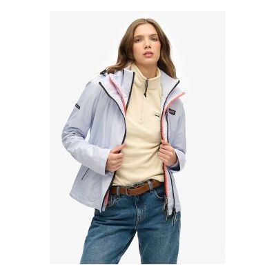 Superdry für Damen. W5011850A Windjacke mit Kapuze Mountain lilac (S), Lässig, Flieder, Recyceltes Polyester, Nachhaltig Superdry für Damen. W5011850A Windjacke mit Kapuze Mountain lilac (S), Lässig, Flieder, Recyceltes Polyester, Nachhaltig