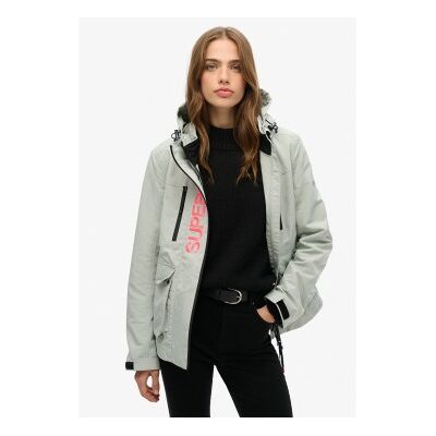 Superdry für Damen. W5011851A Ultimate Tech Windbreaker-Jacke mit Kapuze Grau (M), Lässig, Recyceltes Polyester, Nachhaltig Superdry für Damen. W5011851A Ultimate Tech Windbreaker-Jacke mit Kapuze Grau (M), Lässig, Recyceltes Polyester, Nachhaltig