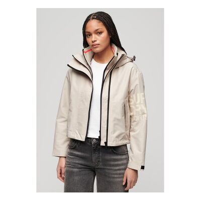 Superdry für Damen. W5011655A Bestickter Windbreaker SD beige (XL), Lässig, Polyester, Langarm Superdry für Damen. W5011655A Bestickter Windbreaker SD beige (XL), Lässig, Polyester, Langarm