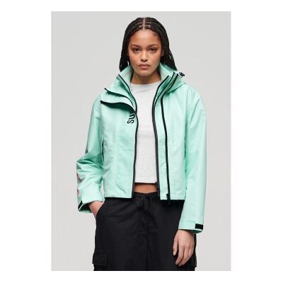 Superdry für Damen. W5011655A Windjacke mit Stickerei SD blau (XL), Lässig, Polyester, Langarm Superdry für Damen. W5011655A Windjacke mit Stickerei SD blau (XL), Lässig, Polyester, Langarm