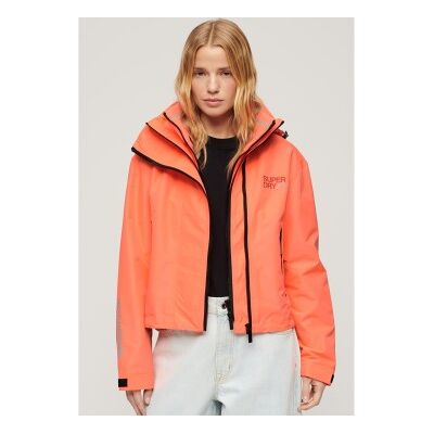 Superdry für Damen. W5011655A Windbreaker Jacke orange (XS), Lässig, Polyester, Langarm Superdry für Damen. W5011655A Windbreaker Jacke orange (XS), Lässig, Polyester, Langarm