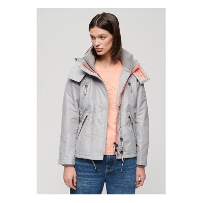 Superdry für Damen. W5011679A Mountain SD-Windcheater Windbreaker Jacke grau (S), Lässig, Polyester, Langarm Superdry für Damen. W5011679A Mountain SD-Windcheater Windbreaker Jacke grau (S), Lässig, Polyester, Langarm