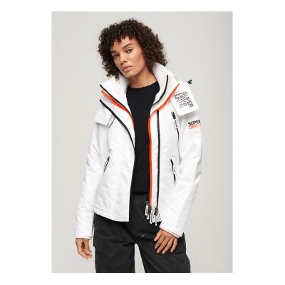 Superdry für Damen. W5011679A Mountain SD-Windcheater Windbreaker Jacke weiß (S), Lässig, Polyester, Langarm Superdry für Damen. W5011679A Mountain SD-Windcheater Windbreaker Jacke weiß (S), Lässig, Polyester, Langarm