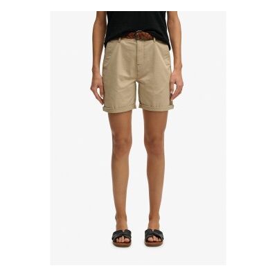 Superdry für Damen. W7110520A Shorts Chino taupe (L), Lässig, Baumwolle Superdry für Damen. W7110520A Shorts Chino taupe (L), Lässig, Baumwolle