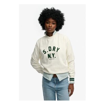 Superdry für Damen. W2012592A Country Sweatshirt beige (XXS), Lässig, Baumwolle Superdry für Damen. W2012592A Country Sweatshirt beige (XXS), Lässig, Baumwolle