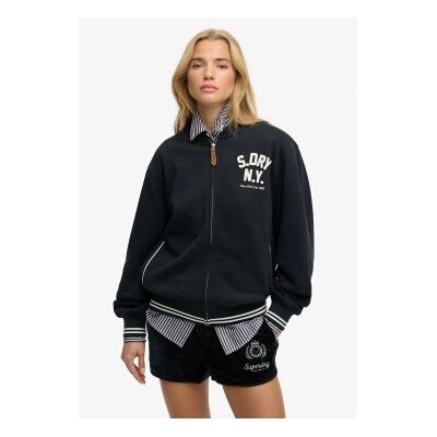 Superdry für Damen. W2012594A Country Club Bomberjacke navy (M), Lässig, Baumwolle, Marine Superdry für Damen. W2012594A Country Club Bomberjacke navy (M), Lässig, Baumwolle, Marine