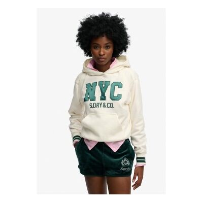 Superdry für Damen. W2012601A Country Club Varsity Sweatshirt beige (L), Lässig, Baumwolle Superdry für Damen. W2012601A Country Club Varsity Sweatshirt beige (L), Lässig, Baumwolle