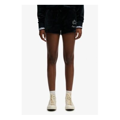 Superdry für Damen. W7110501A Shorts Country Club Velour navy (XXS), Lässig, Polyester, Marine Superdry für Damen. W7110501A Shorts Country Club Velour navy (XXS), Lässig, Polyester, Marine
