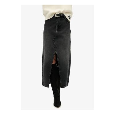 Superdry für Damen. W7210339A Maxirock schwarz (34), Lässig, Baumwolle, Denim Superdry für Damen. W7210339A Maxirock schwarz (34), Lässig, Baumwolle, Denim