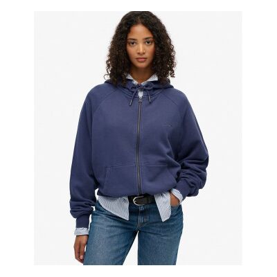 Superdry für Damen. W2012473A Essential Logo Sweatshirt navy (XL), Lässig, Baumwolle, Marine Superdry für Damen. W2012473A Essential Logo Sweatshirt navy (XL), Lässig, Baumwolle, Marine