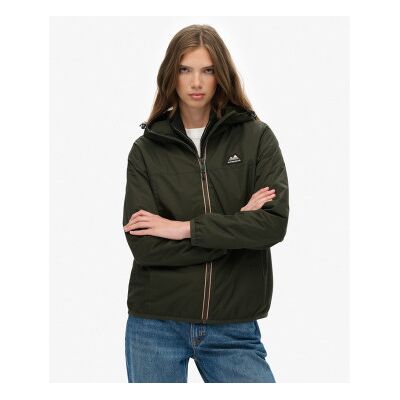 Superdry für Damen. W5011986A Essential Tri Windbreaker Jacke grün (M), Lässig, Polyester Superdry für Damen. W5011986A Essential Tri Windbreaker Jacke grün (M), Lässig, Polyester
