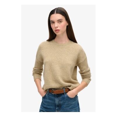 Superdry für Damen. W6110567A Essential Pullover braun (XS), Lässig, Acryl Superdry für Damen. W6110567A Essential Pullover braun (XS), Lässig, Acryl