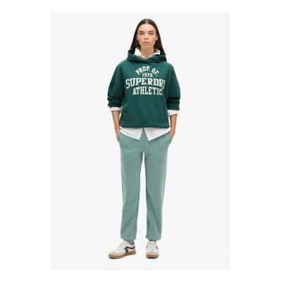 Superdry für Damen. W7011098A Jogginghose mit Gummizug unten mit Essential-Logo blau (L), Lässig, Baumwolle Superdry für Damen. W7011098A Jogginghose mit Gummizug unten mit Essential-Logo blau (L), Lässig, Baumwolle