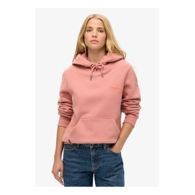 Superdry für Damen. W2012180A Essential Logo Sweatshirt rosa (M), Lässig, Baumwolle Superdry für Damen. W2012180A Essential Logo Sweatshirt rosa (M), Lässig, Baumwolle