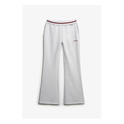 Superdry für Damen. W7011097A Flare Jogger-Hose grau (XL), Lässig, Baumwolle Superdry für Damen. W7011097A Flare Jogger-Hose grau (XL), Lässig, Baumwolle
