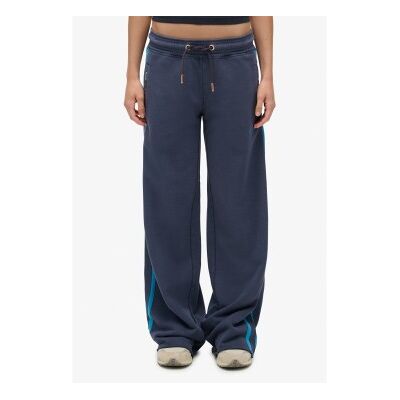 Superdry für Damen. W7011265A Athletic Essentials Logo Straight Jogger-Hose blau (L), Lässig, Baumwolle Superdry für Damen. W7011265A Athletic Essentials Logo Straight Jogger-Hose blau (L), Lässig, Baumwolle