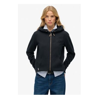 Superdry für Damen. W2012672A Essential Logo Sweatshirt navy (XXS), Lässig, Baumwolle, Marine Superdry für Damen. W2012672A Essential Logo Sweatshirt navy (XXS), Lässig, Baumwolle, Marine